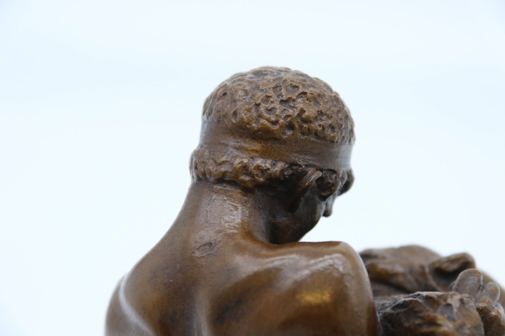 A fine late 19th century classical bronze study of a man fighting a tiger
By Edouard Drouot
 View XXIII