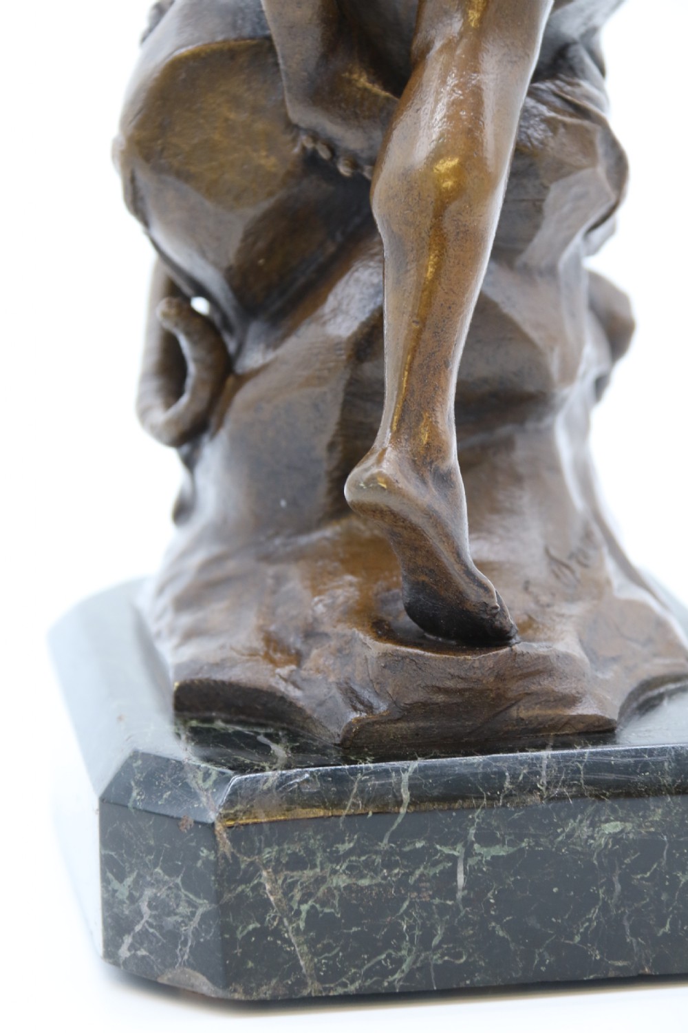 A fine late 19th century classical bronze study of a man fighting a tiger
By Edouard Drouot
 View XXV