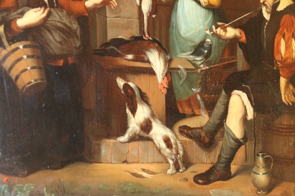 A fine 19th Century Dutch school oil painting. View II