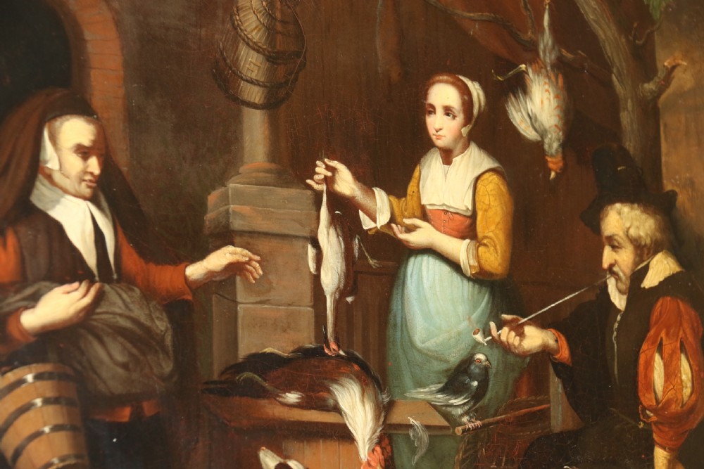 A fine 19th Century Dutch school oil painting. View IV