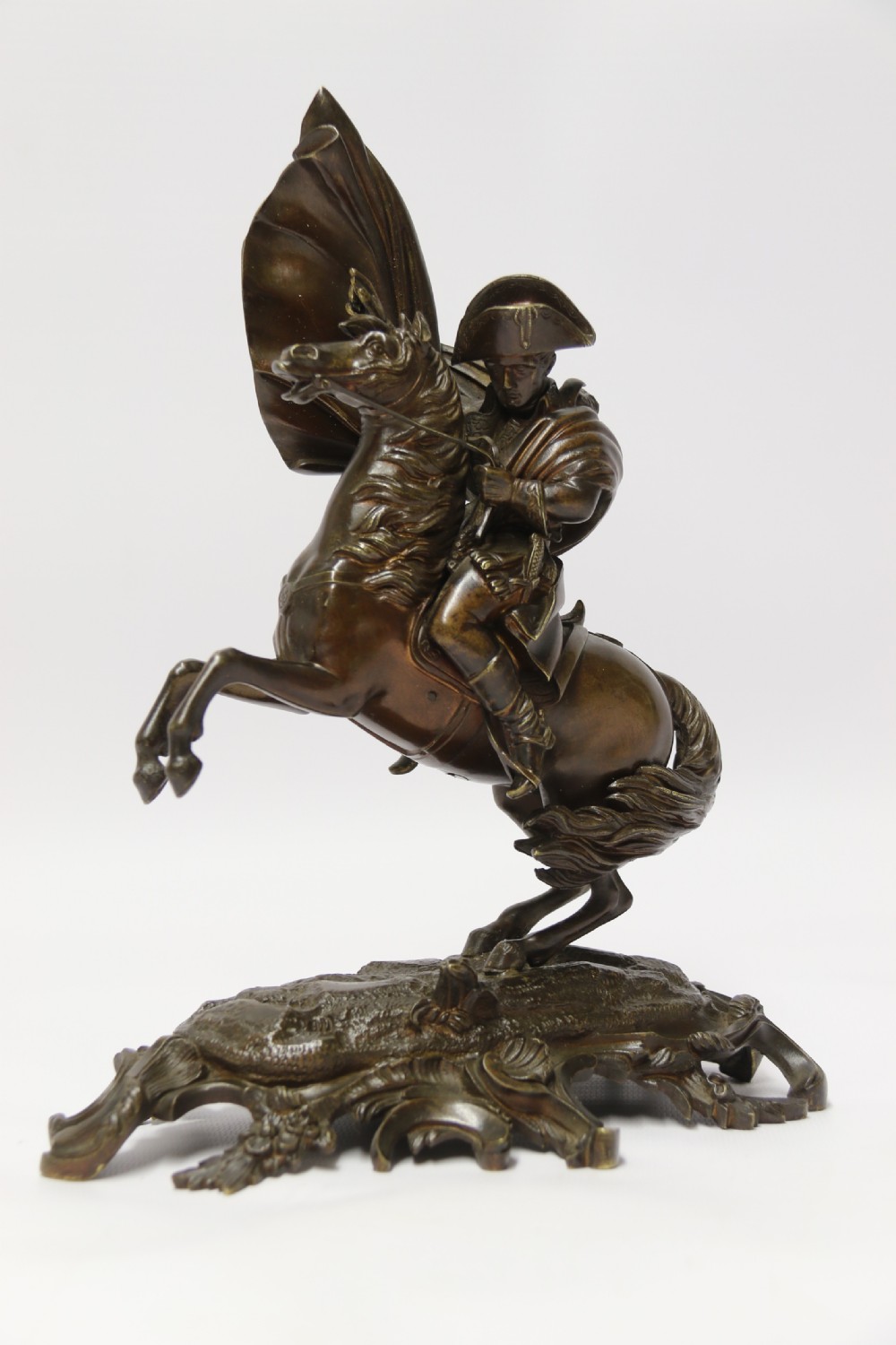 A fine 19th century bronze study of Napoleon on horseback View II
