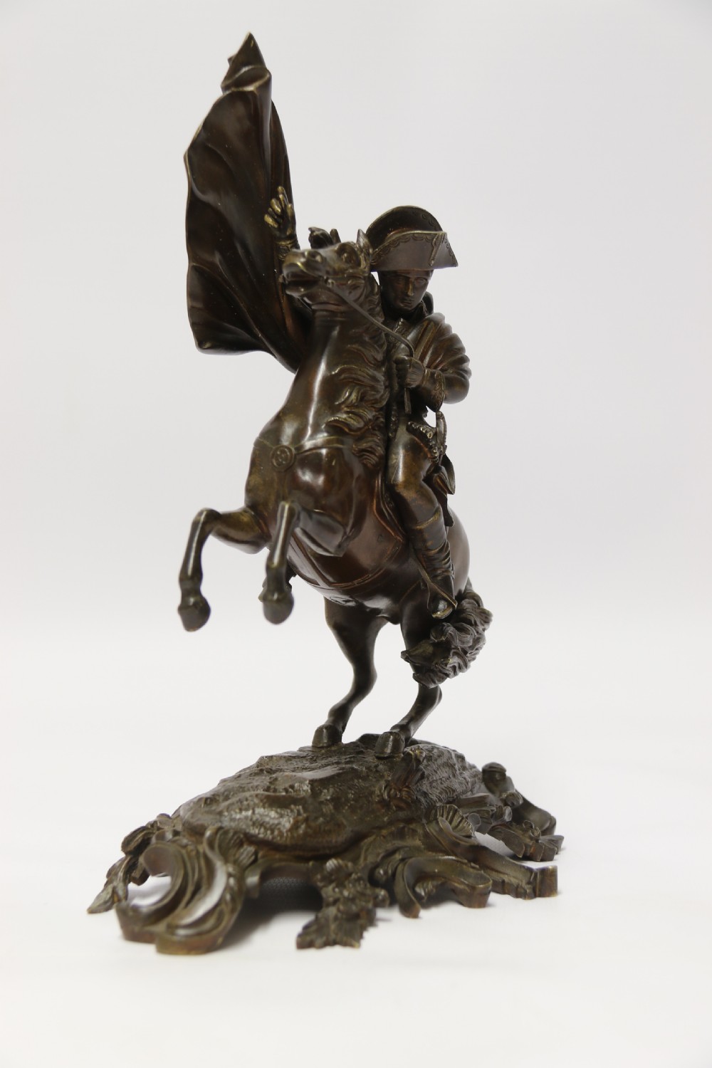 A fine 19th century bronze study of Napoleon on horseback View III