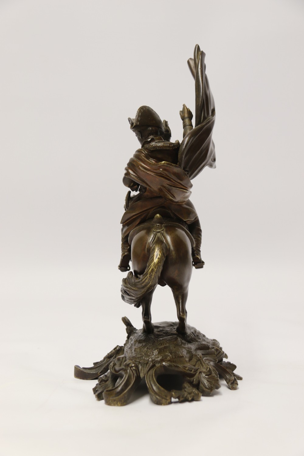 A fine 19th century bronze study of Napoleon on horseback View VIII