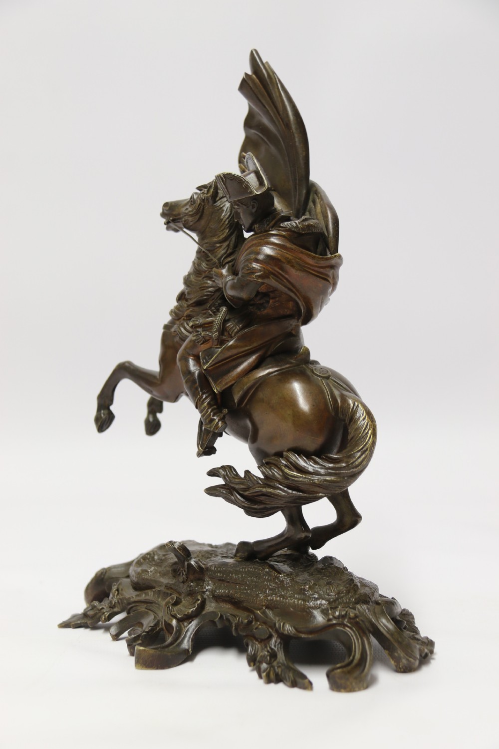 A fine 19th century bronze study of Napoleon on horseback View IX