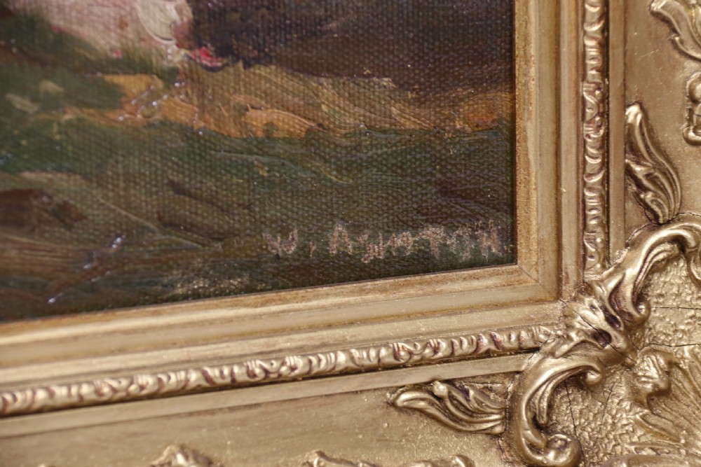 A fine oil painting of an Australian rural view by Sir William Ashton, O.B.E. View II