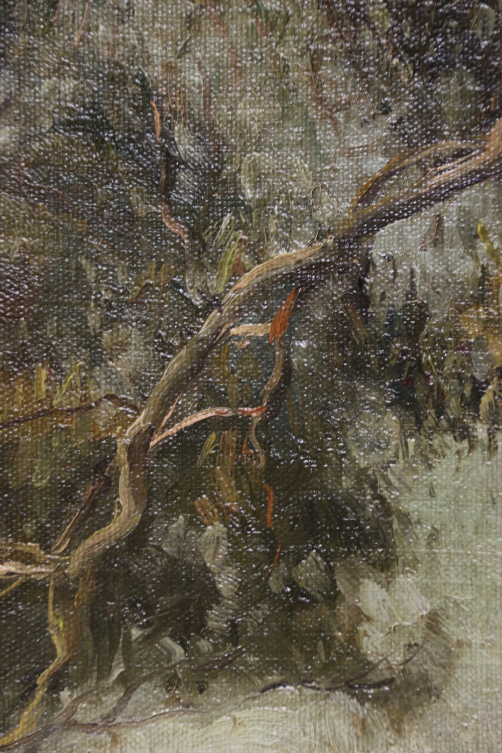 A fine oil painting of an Australian rural view by Sir William Ashton, O.B.E. View V