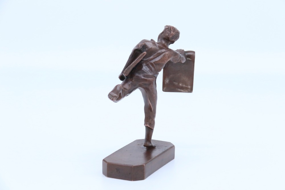 A rare 1930’s bronze political figure from the Stroud by-election from 1931 View VIII