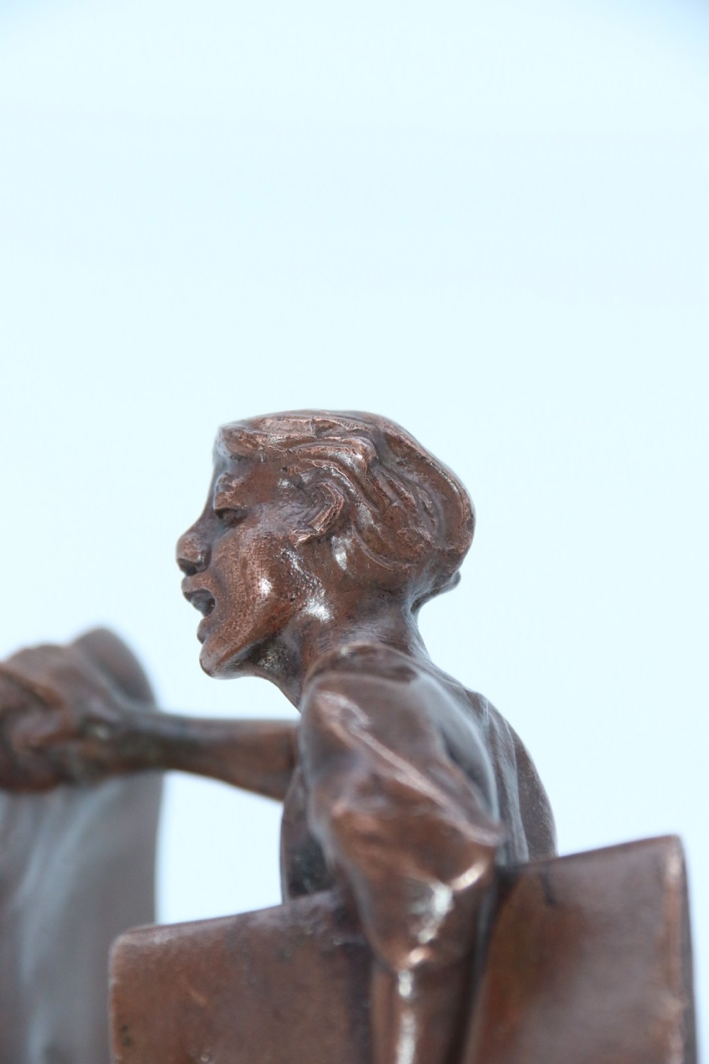 A rare 1930’s bronze political figure from the Stroud by-election from 1931 View XV