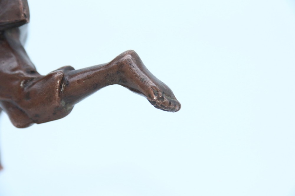 A rare 1930’s bronze political figure from the Stroud by-election from 1931 View XVI