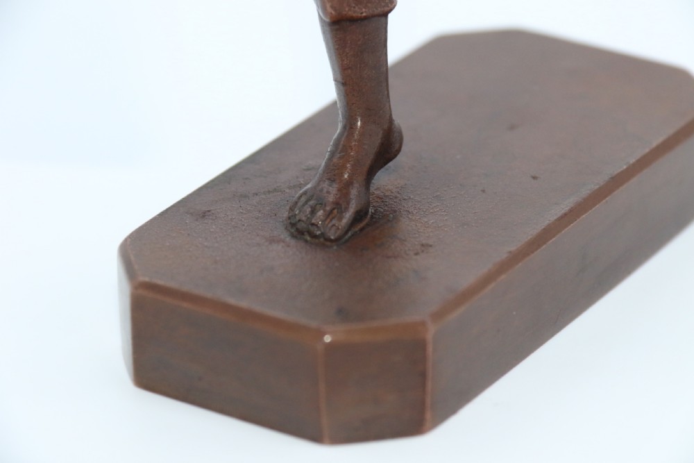 A rare 1930’s bronze political figure from the Stroud by-election from 1931 View XVIII