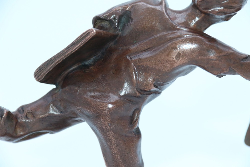 A rare 1930’s bronze political figure from the Stroud by-election from 1931 View XX