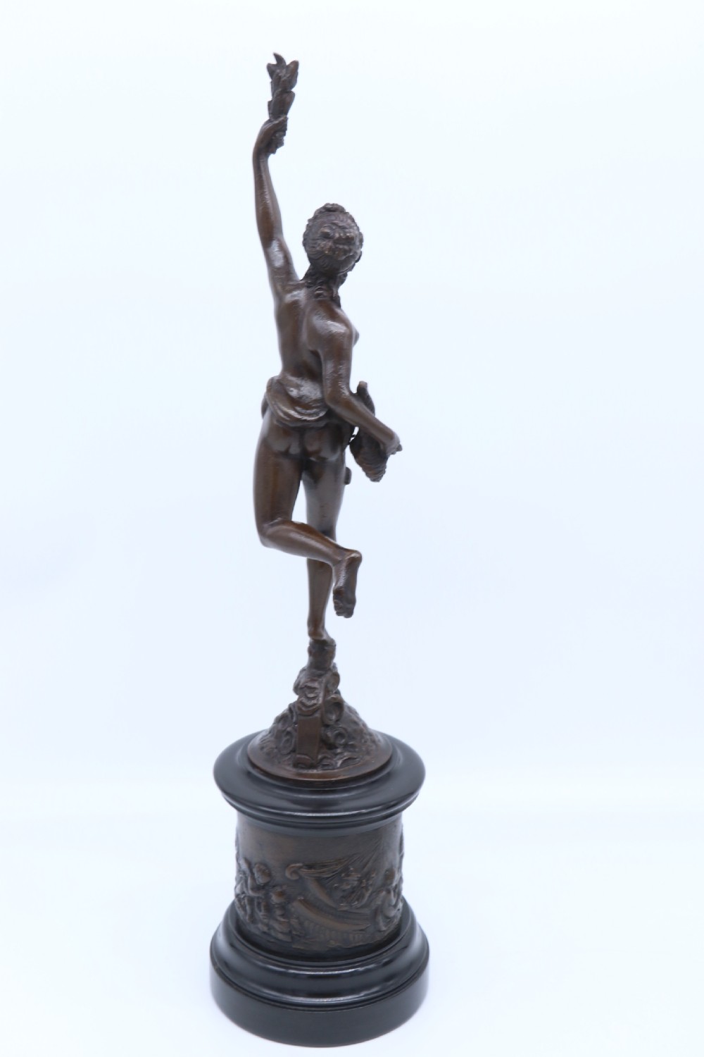A fine pair of 19th C Grand Tour classical bronze figures of Mercury and Fortuna View XII