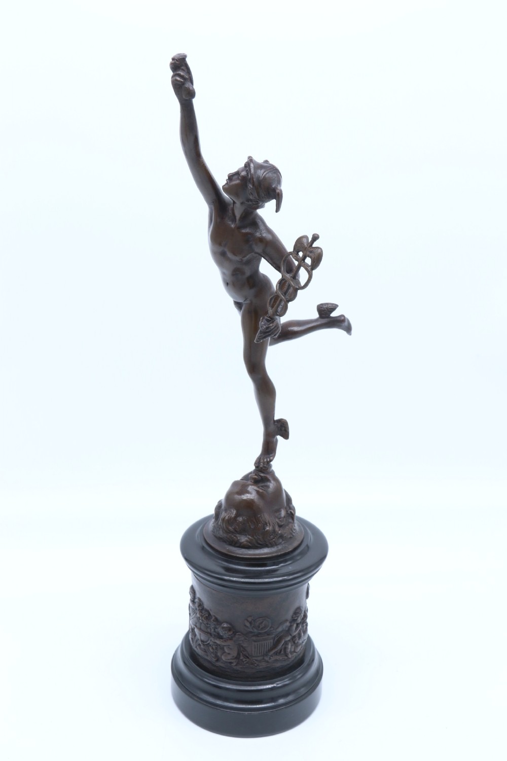 A fine pair of 19th C Grand Tour classical bronze figures of Mercury and Fortuna View XVIII