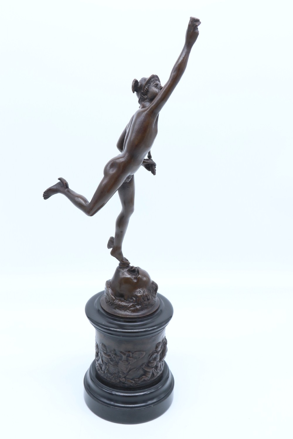 A fine pair of 19th C Grand Tour classical bronze figures of Mercury and Fortuna View XXII