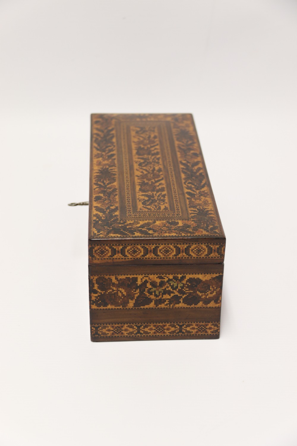 A most impressive fine 19th Tunbridge ware box, English C1860  View VII
