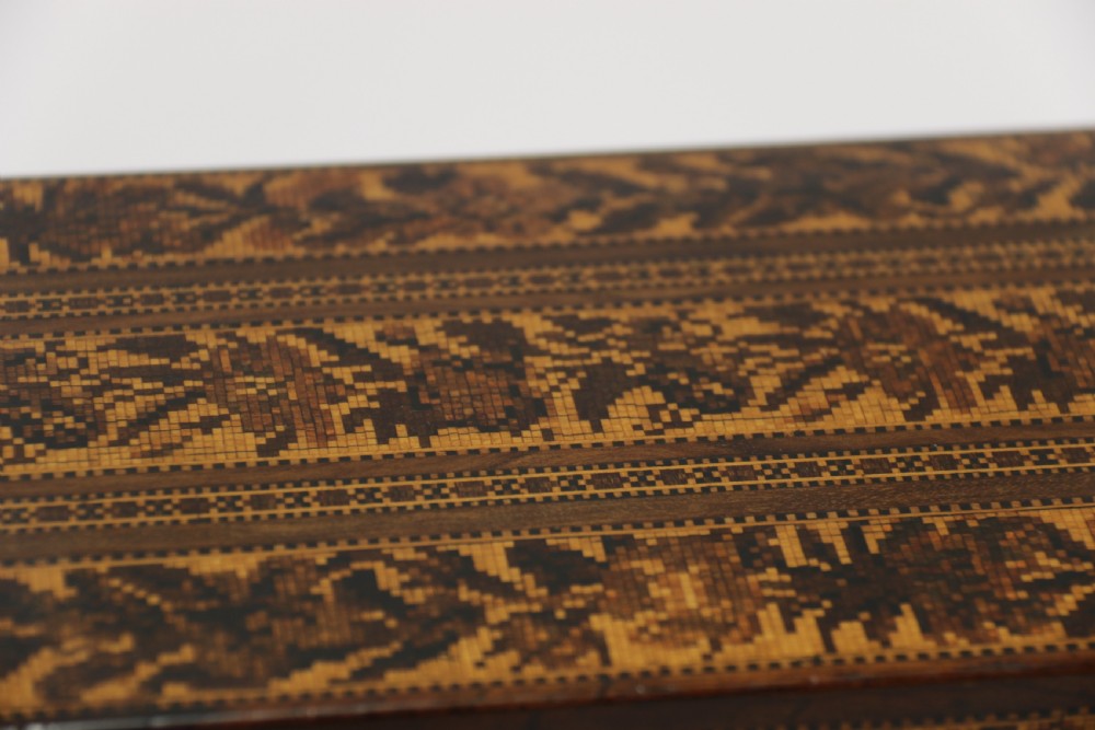 A most impressive fine 19th Tunbridge ware box, English C1860  View XII