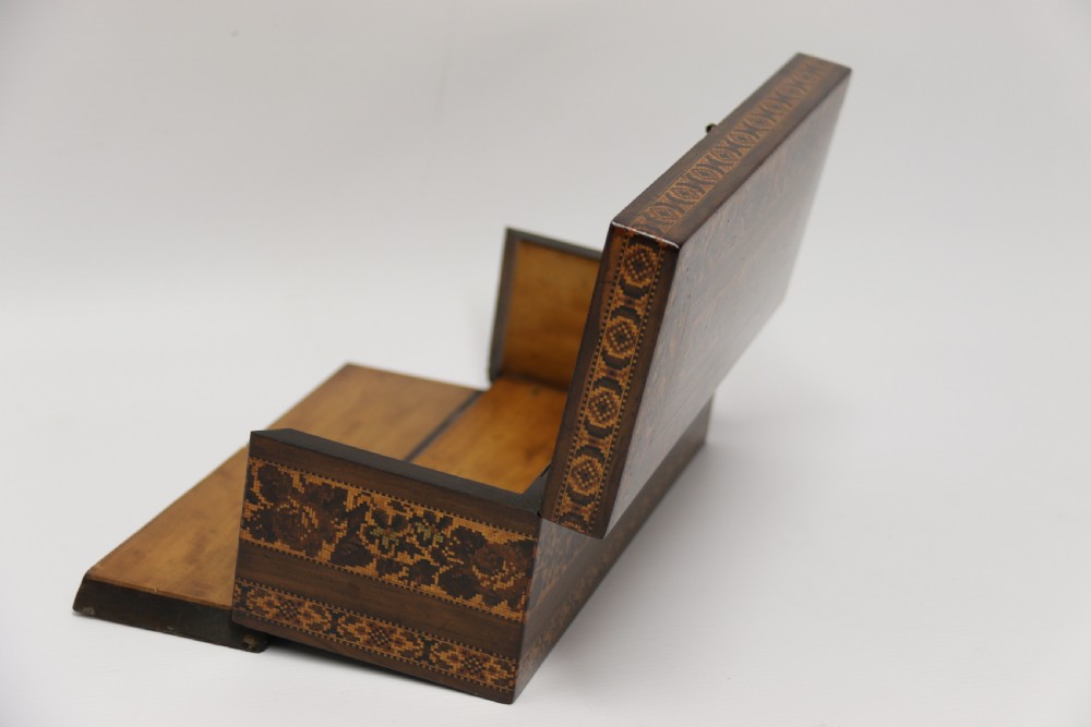 A most impressive fine 19th Tunbridge ware box, English C1860  View XXI