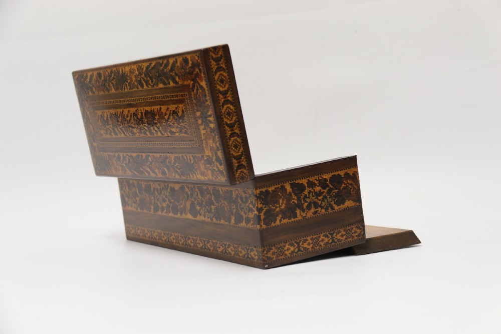 A most impressive fine 19th Tunbridge ware box, English C1860  View XXIII