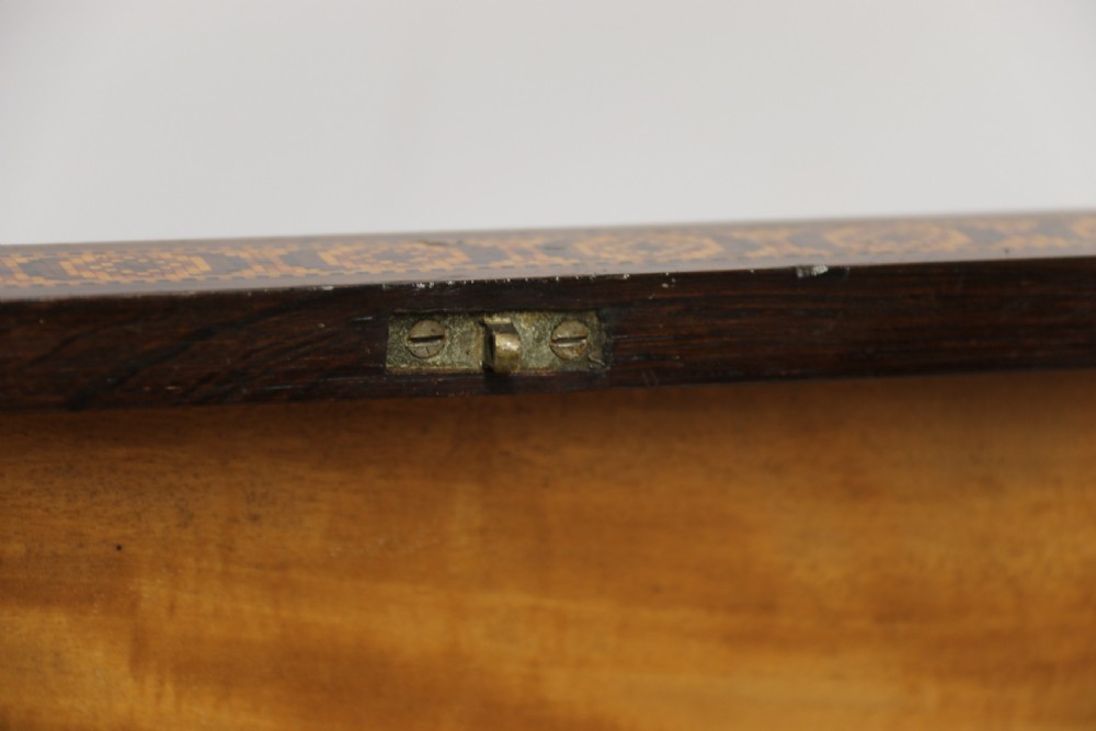 A most impressive fine 19th Tunbridge ware box, English C1860  View XXV