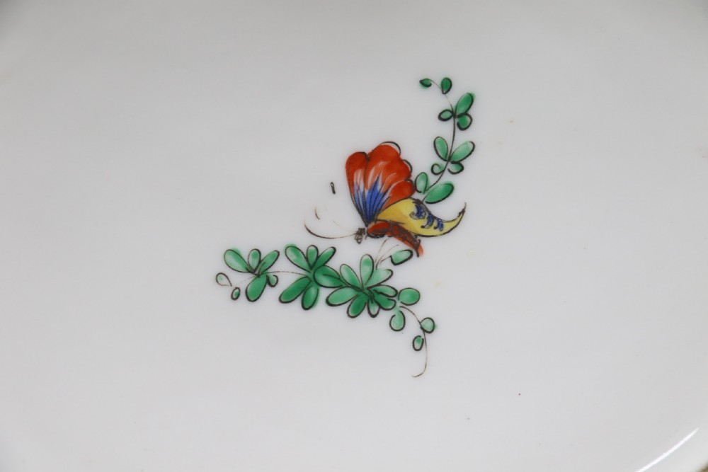 A late 19th century French hand painted porcelain oval box by Samson of Paris View XX