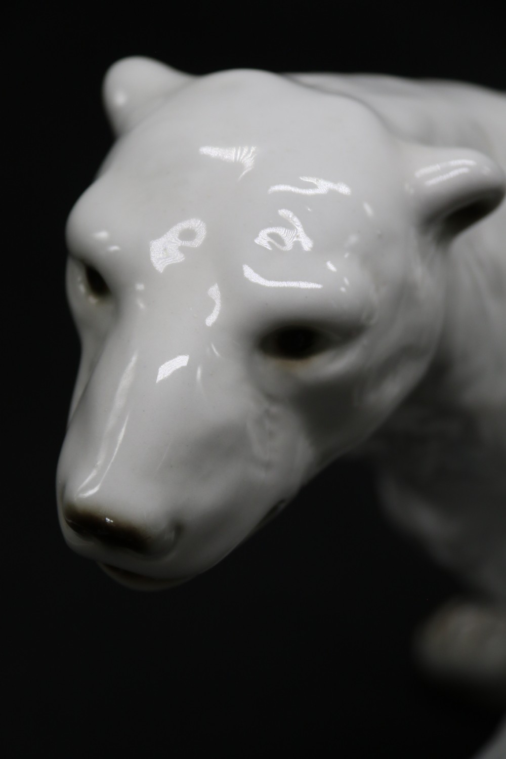A large Royal Dux porcelain figure of a polar bear.



 View VIII