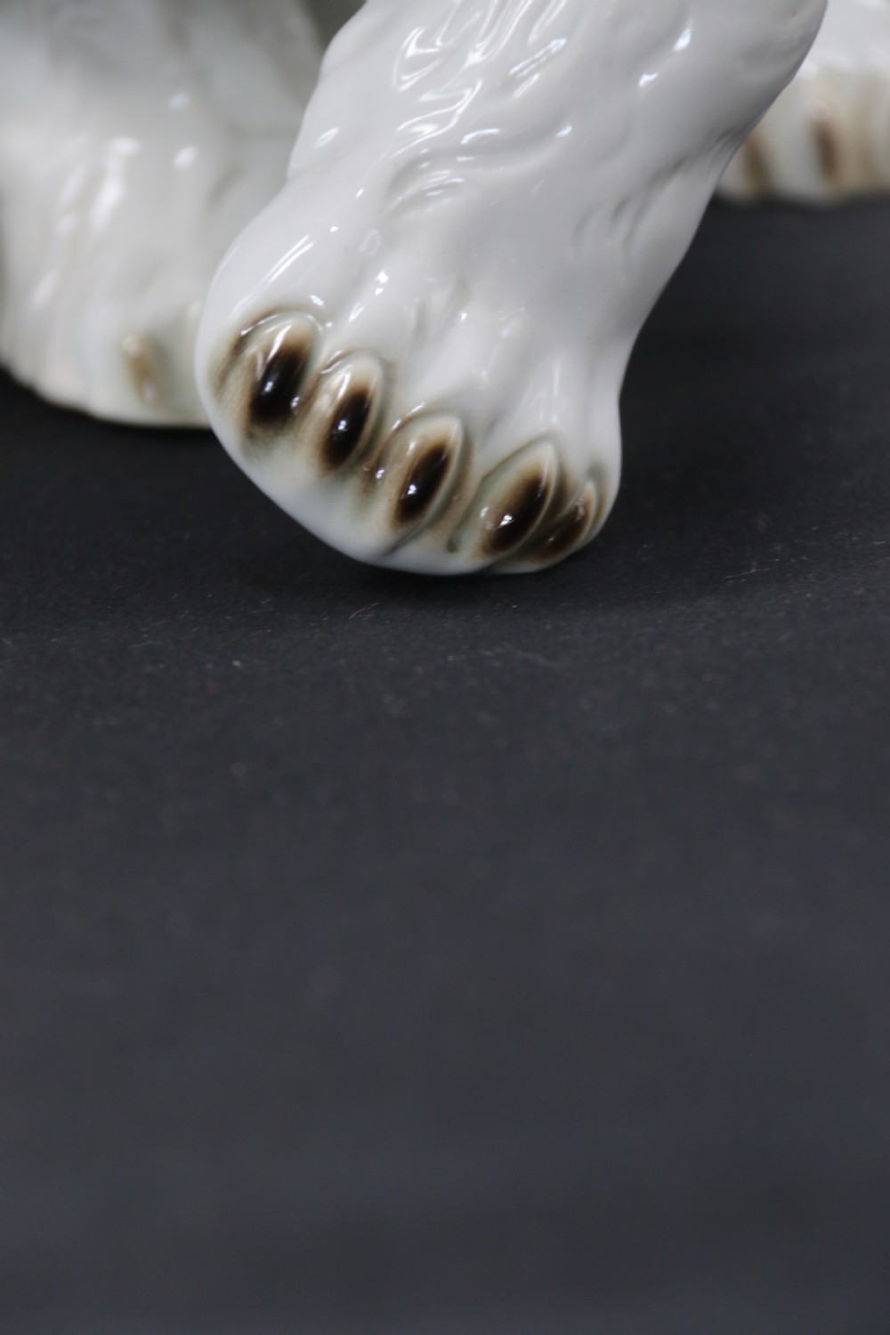A large Royal Dux porcelain figure of a polar bear.



 View XI