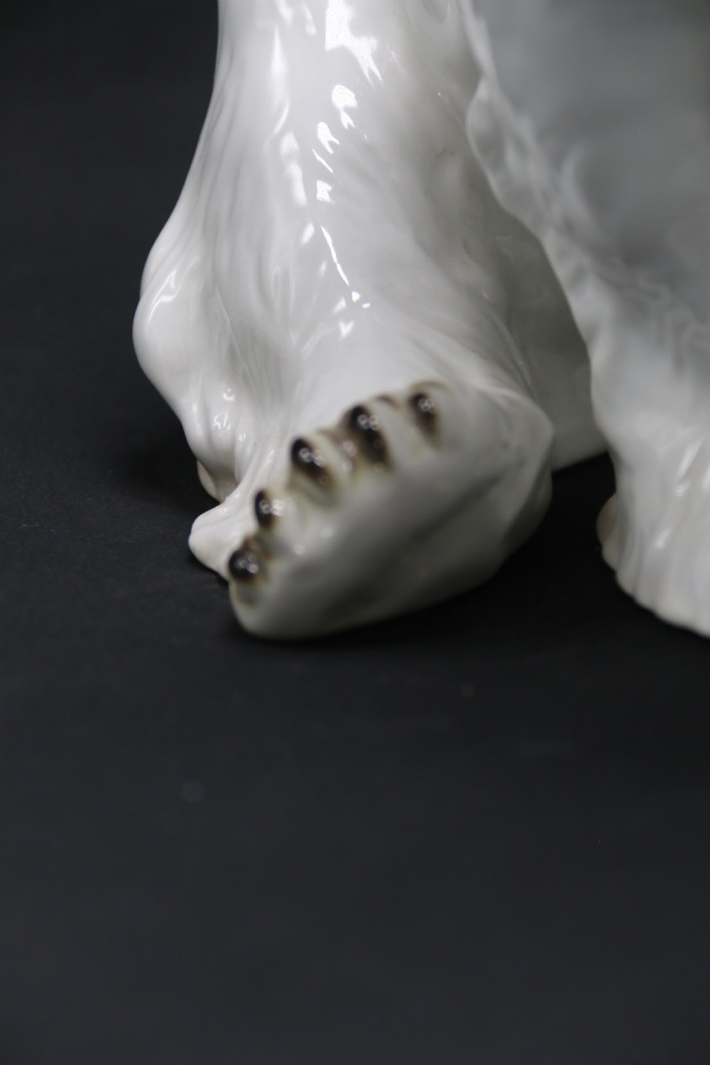 A large Royal Dux porcelain figure of a polar bear.



 View XII