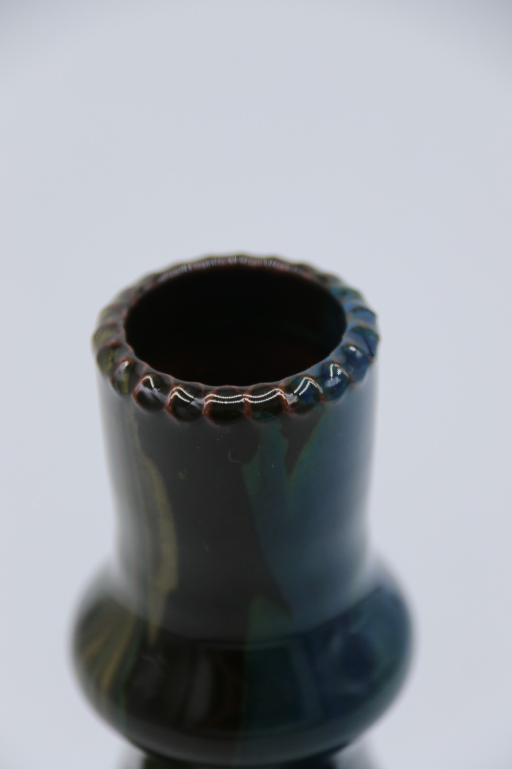 Sir Edmund Harry Elton sunflower studio pottery vase, circa 1890 View XXII