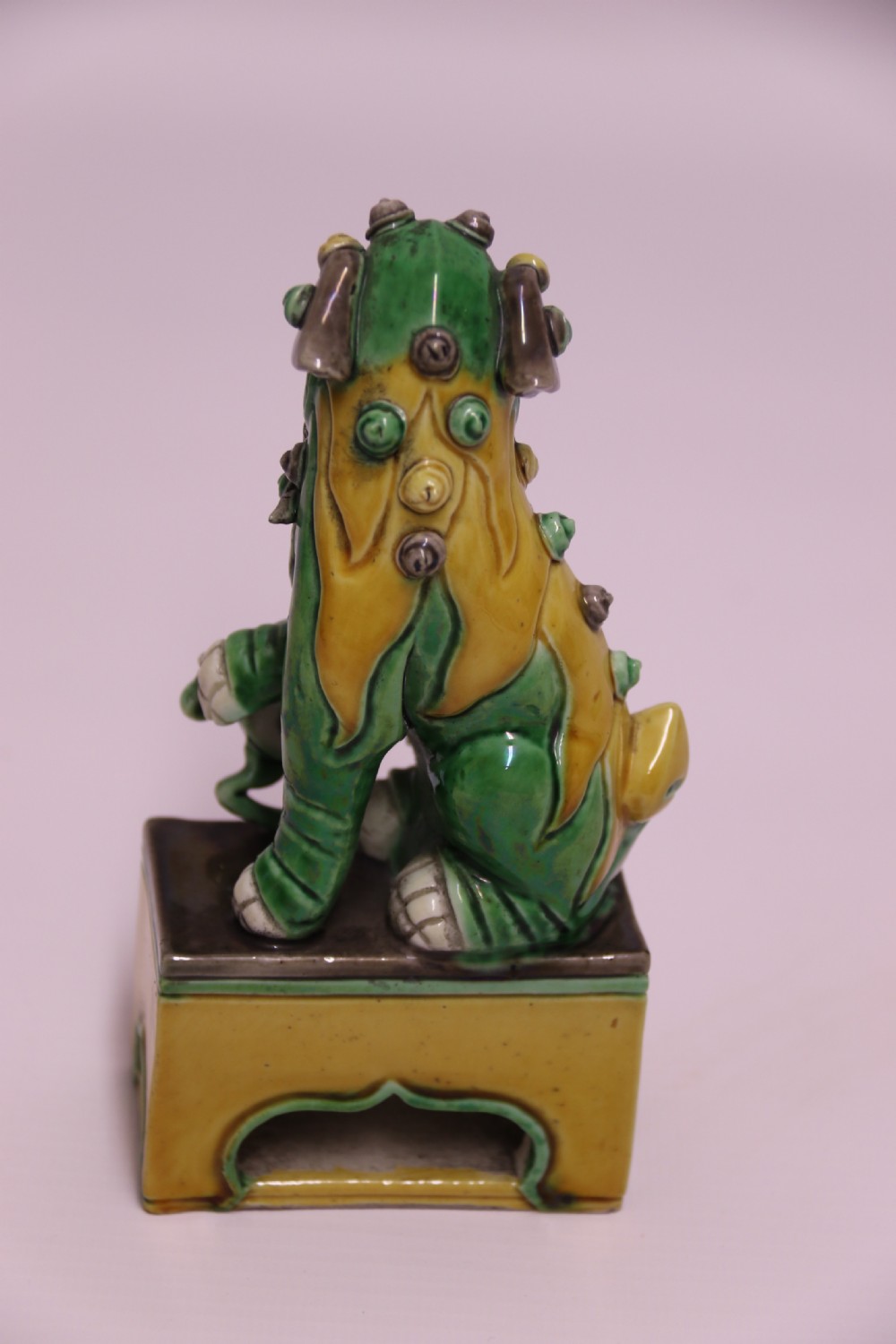 Antique 19th century Chinese Buddhist lion or foo dog View III