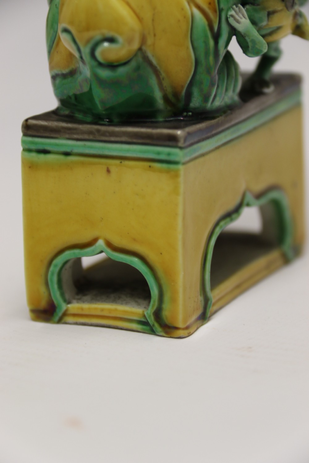 Antique 19th century Chinese Buddhist lion or foo dog View IX