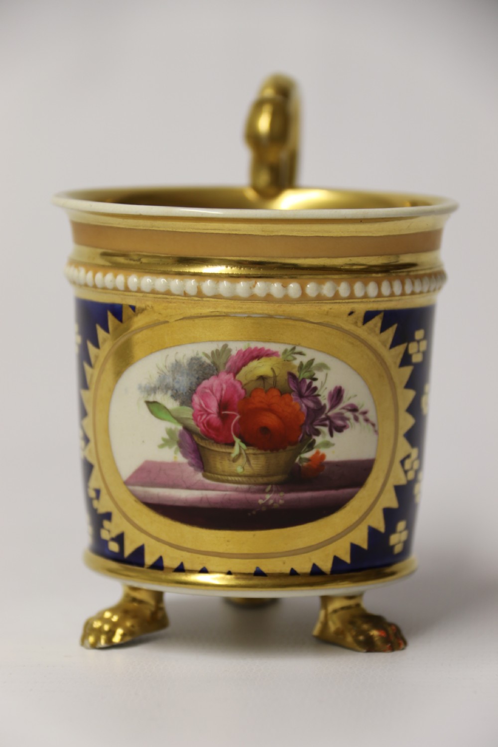 A superb early 19th C English porcelain  cabinet cup and saucer  View VII