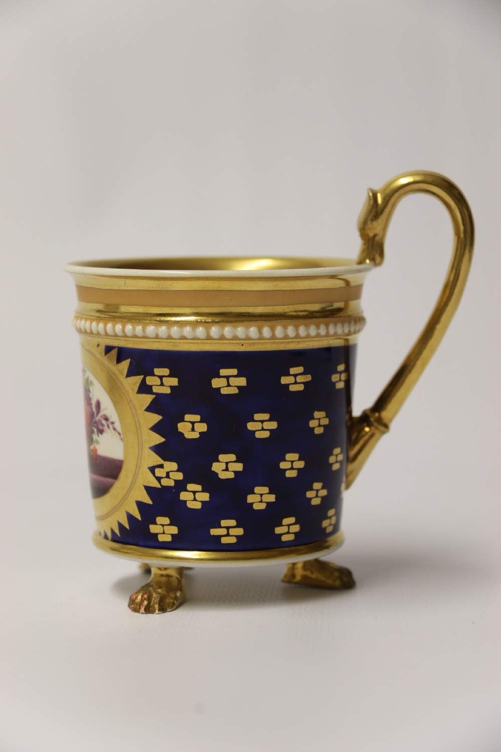 A superb early 19th C English porcelain  cabinet cup and saucer  View VIII