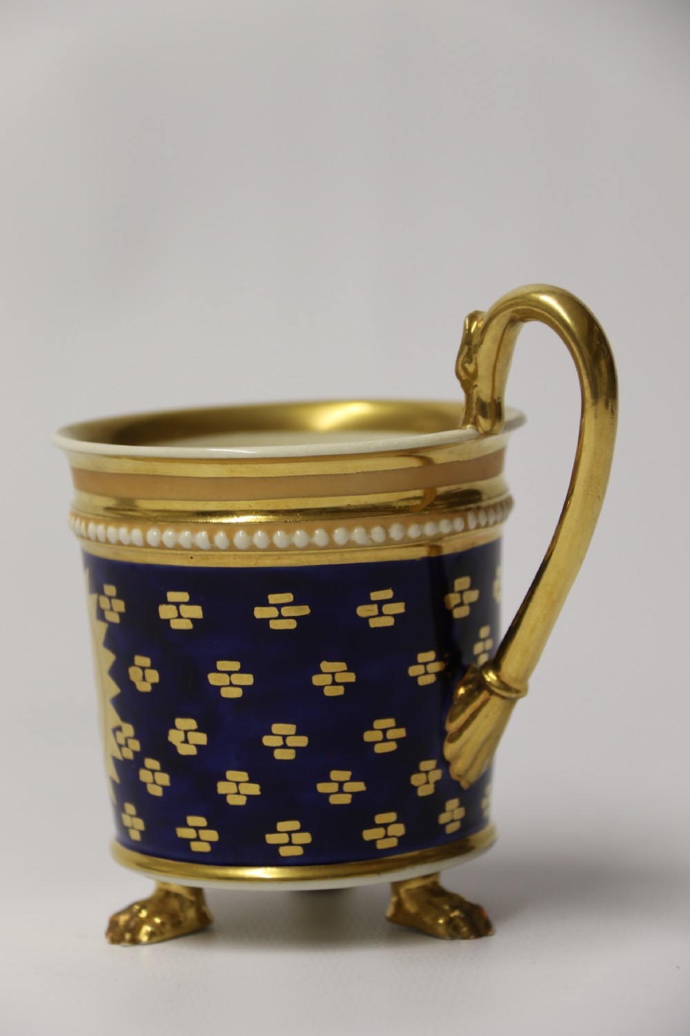 A superb early 19th C English porcelain  cabinet cup and saucer  View IX