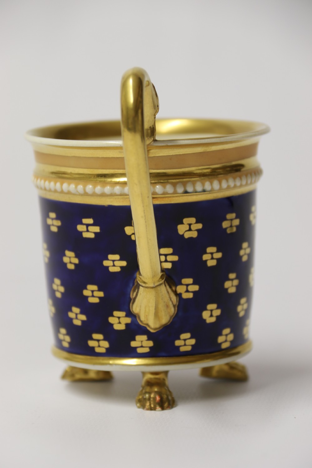 A superb early 19th C English porcelain  cabinet cup and saucer  View X