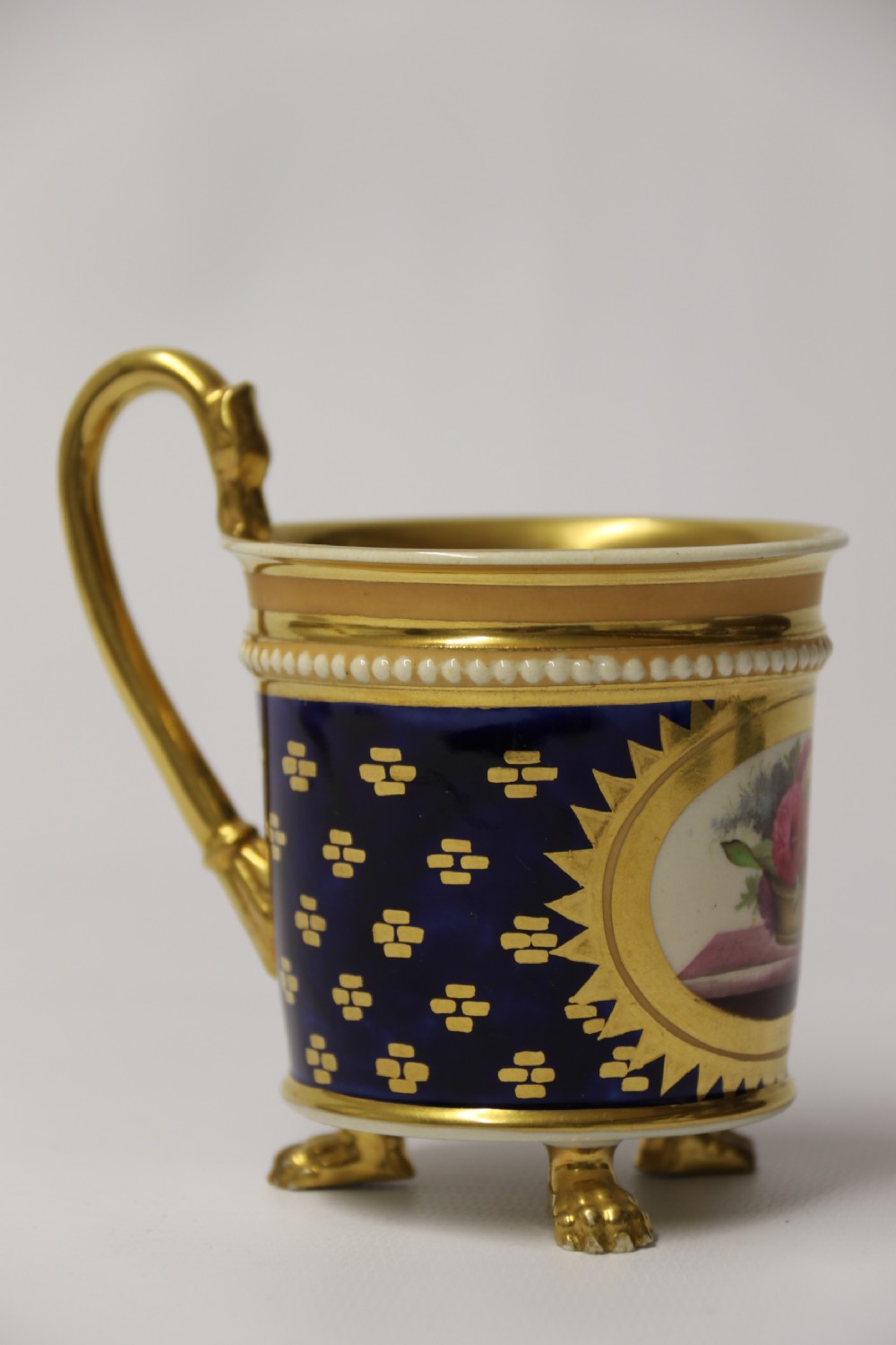 A superb early 19th C English porcelain  cabinet cup and saucer  View XII