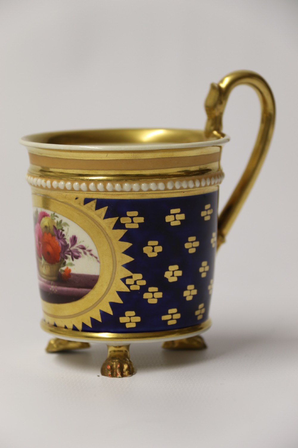 A superb early 19th C English porcelain  cabinet cup and saucer  View XIII