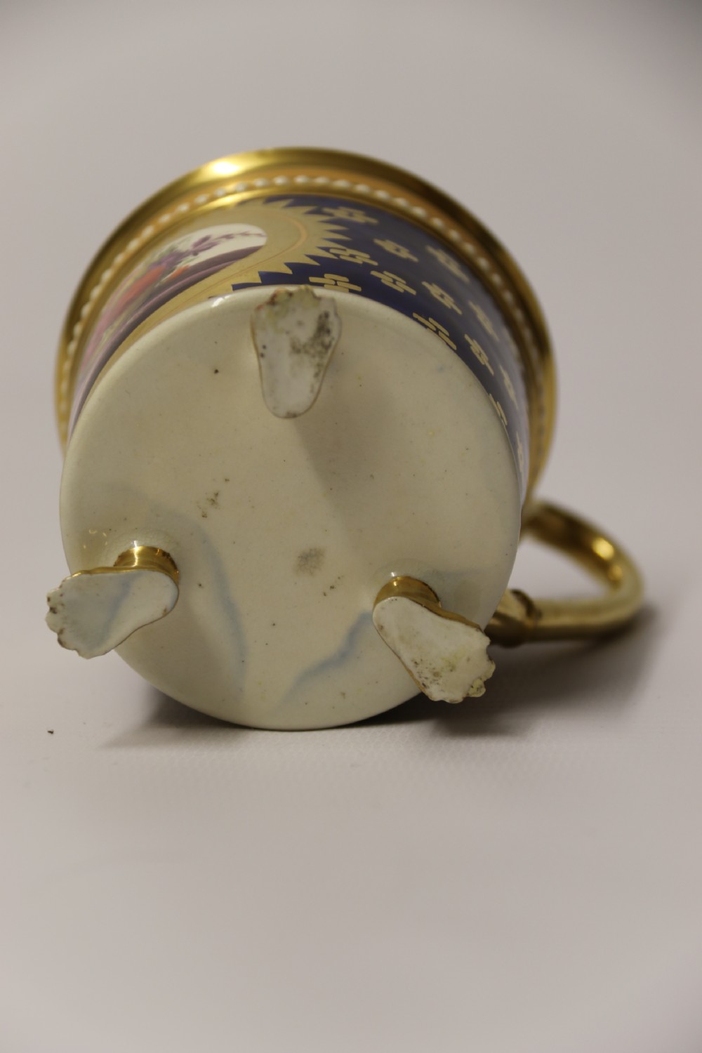 A superb early 19th C English porcelain  cabinet cup and saucer  View XIV