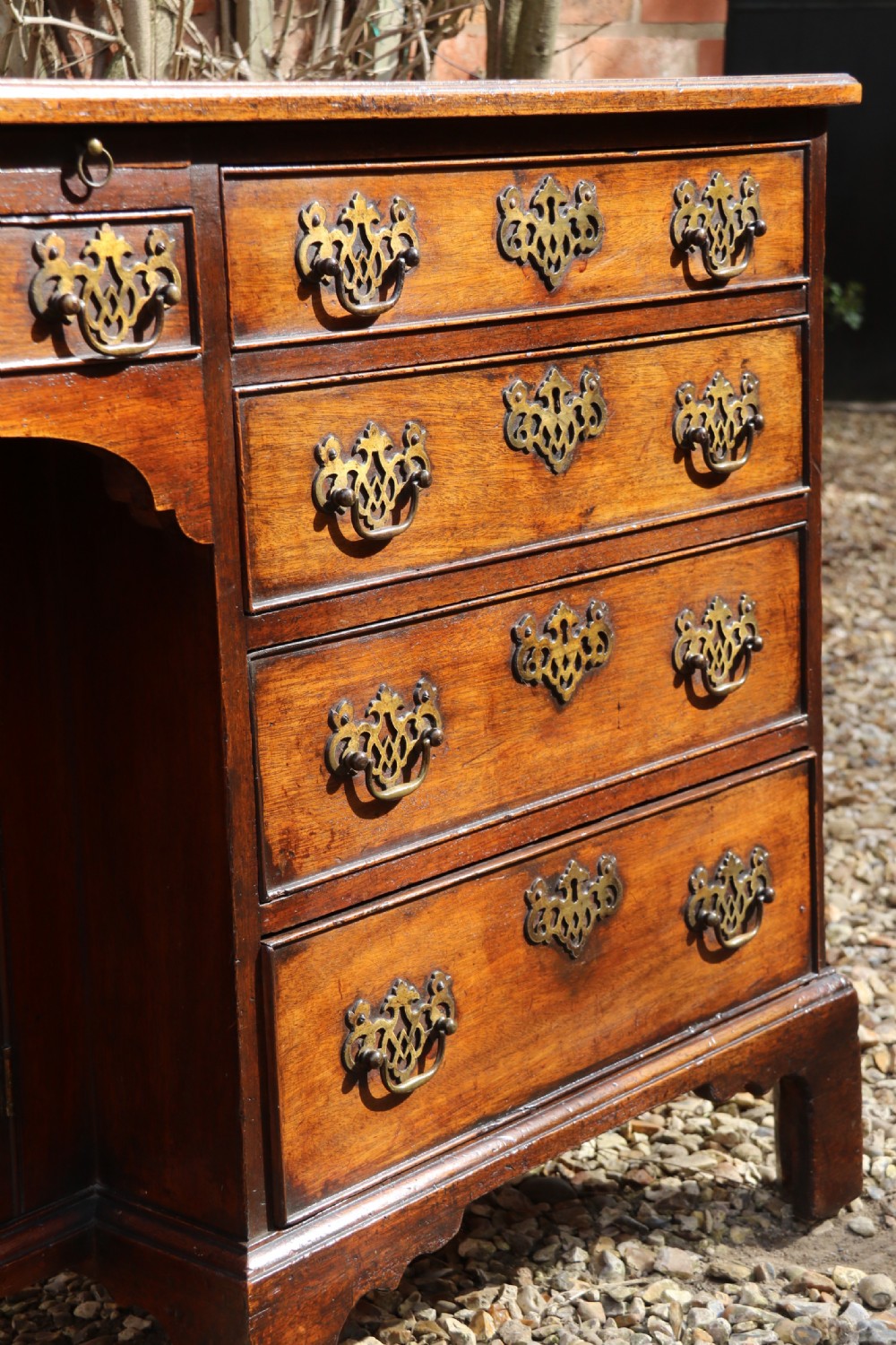 A rare Irish 18th century mahogany library cabinet of very small proportions View VII