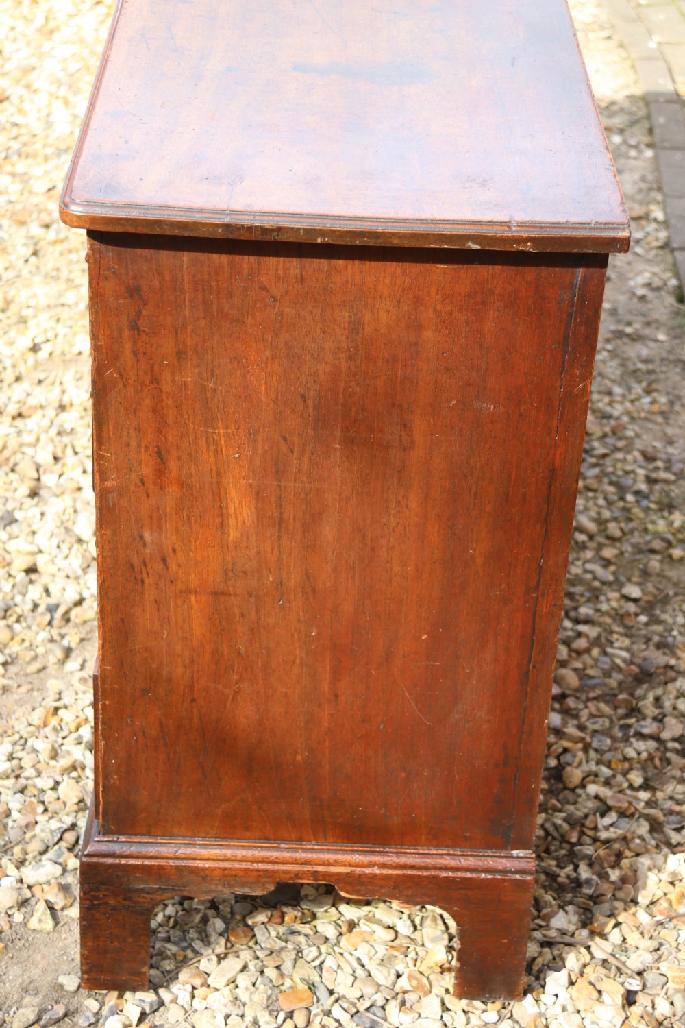 A rare Irish 18th century mahogany library cabinet of very small proportions View X
