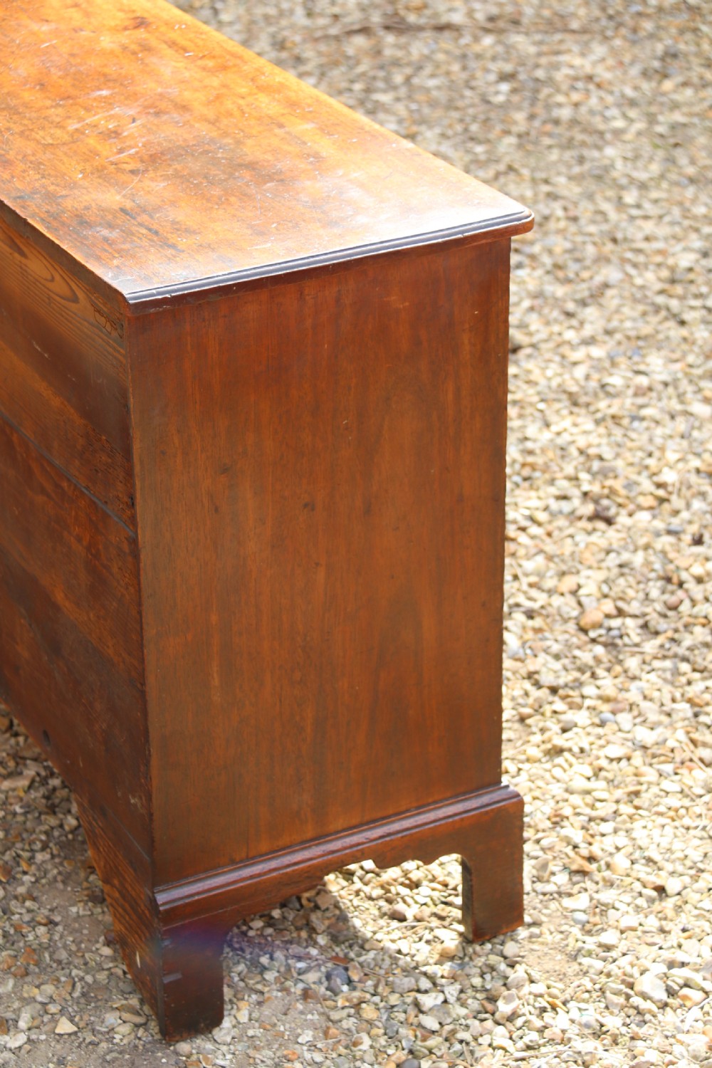 A rare Irish 18th century mahogany library cabinet of very small proportions View XI