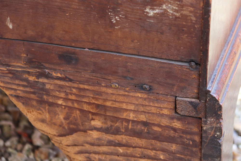 A rare Irish 18th century mahogany library cabinet of very small proportions View XV