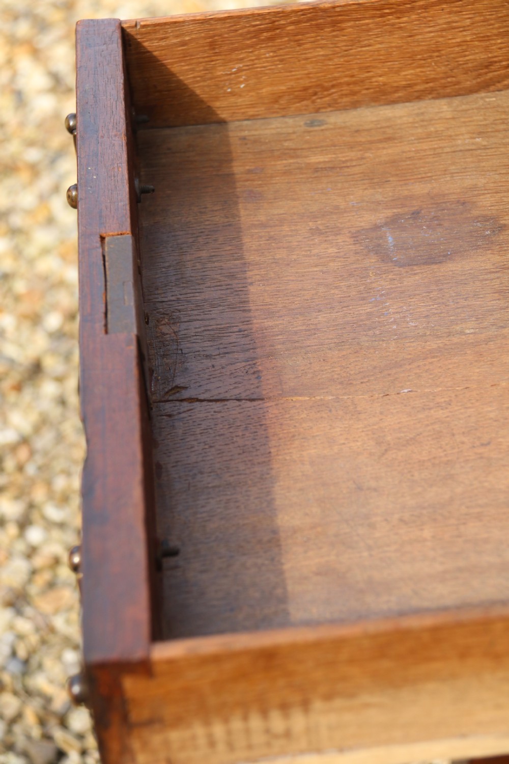 A rare Irish 18th century mahogany library cabinet of very small proportions View XVI