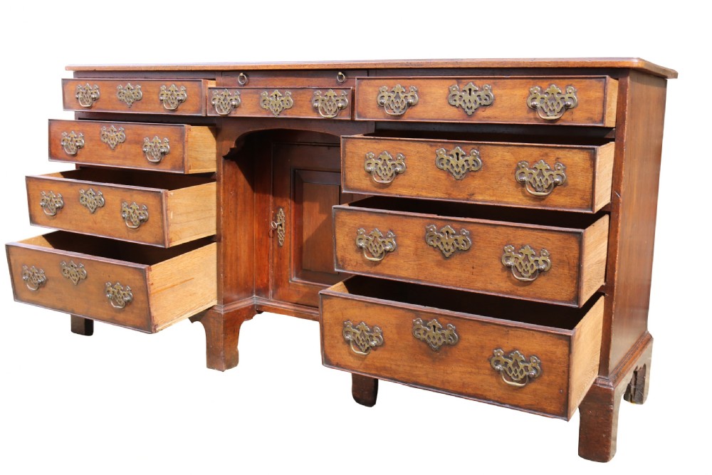 A rare Irish 18th century mahogany library cabinet of very small proportions View XVIII