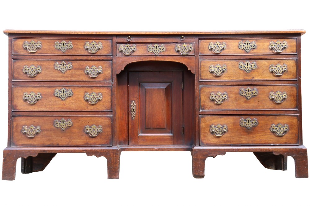 A rare Irish 18th century mahogany library cabinet of very small proportions View XIX