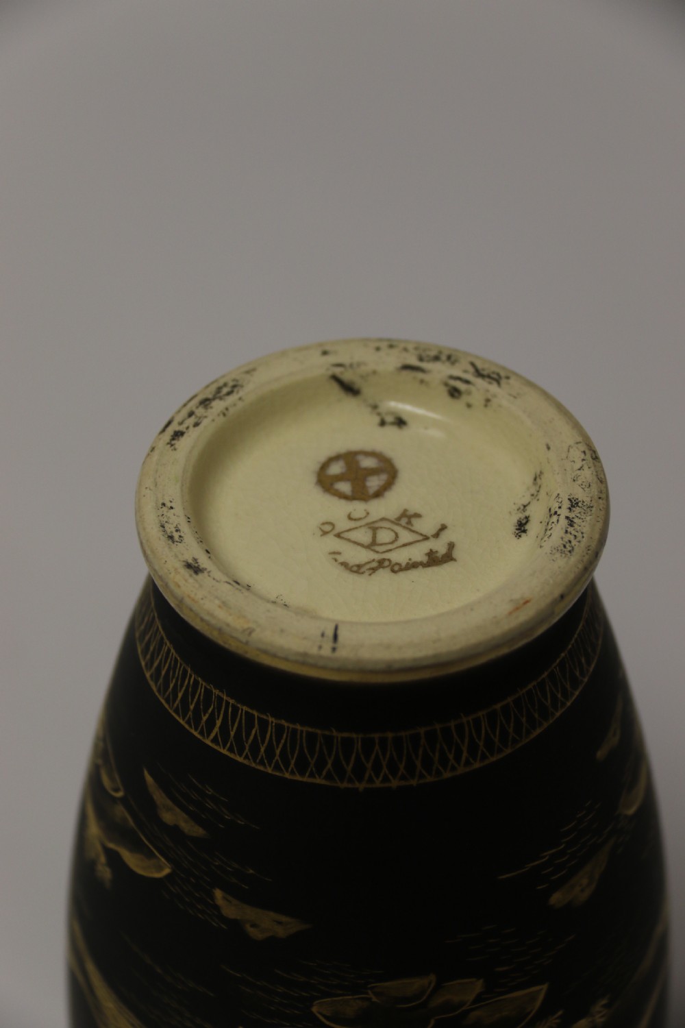 A pair of Japanese Satsuma ware pottery vases, circa 1910 View XVII