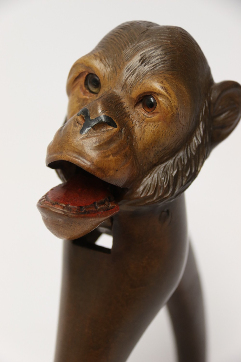 19th century Black Forest nutcracker in the form of a monkey View XIII