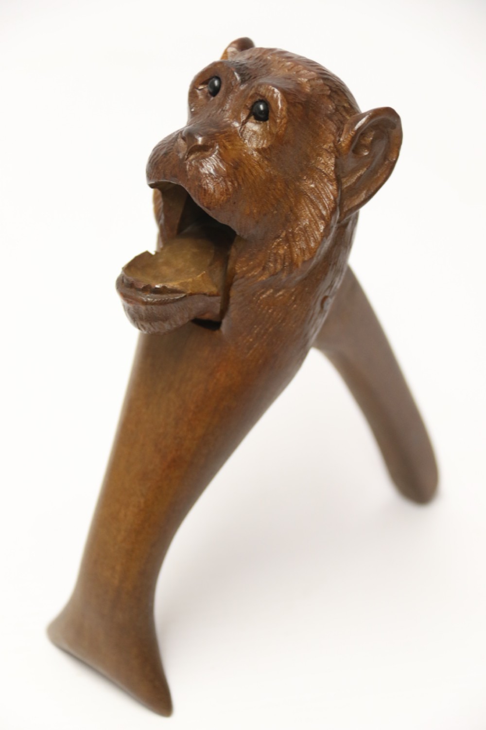 19th century Black Forest nutcracker in the form of a monkey View XXIV