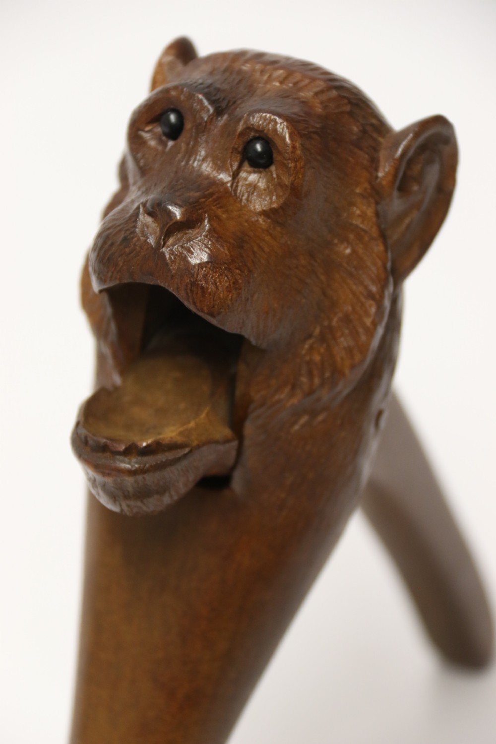 19th century Black Forest nutcracker in the form of a monkey View XXVII