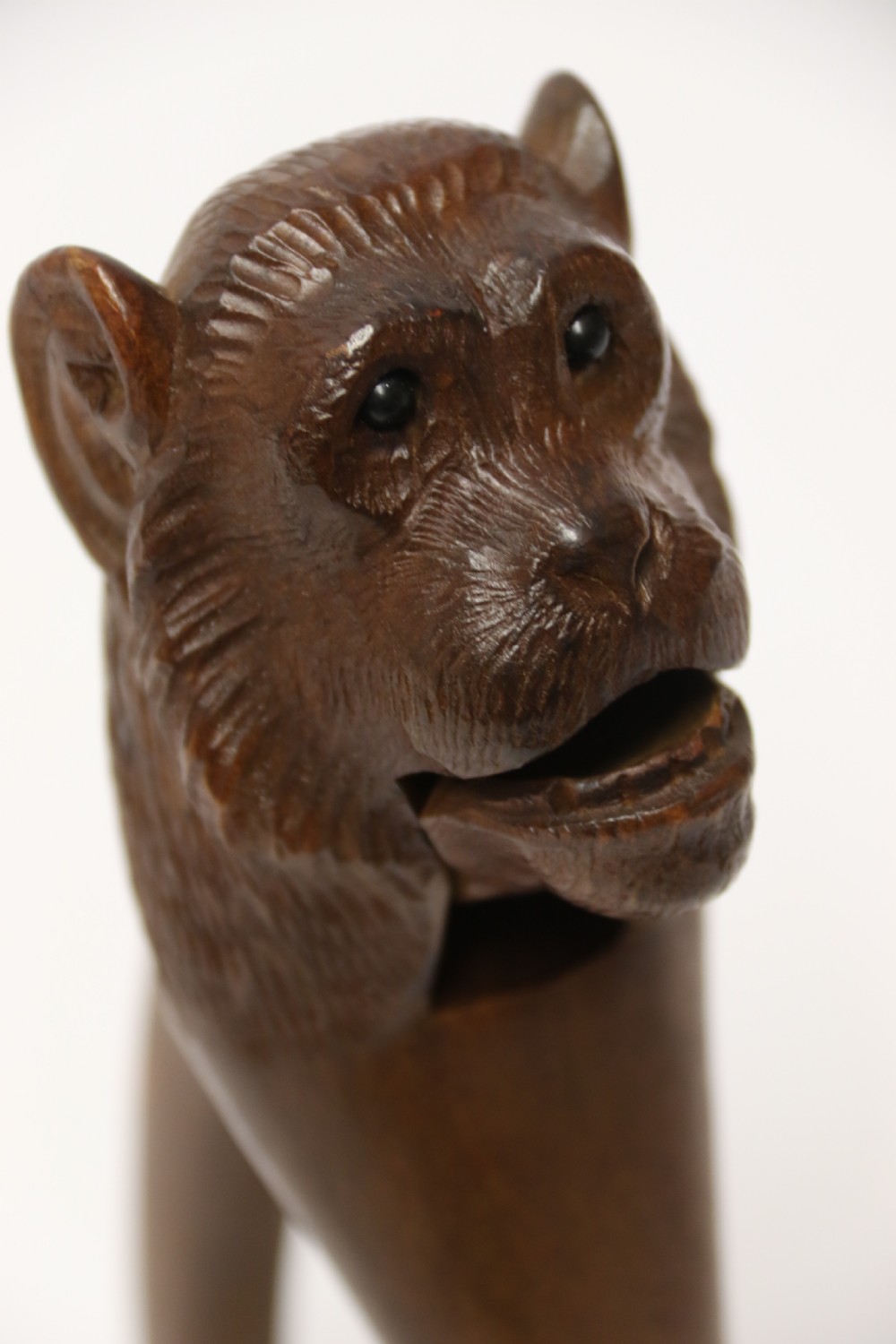 19th century Black Forest nutcracker in the form of a monkey View XXVIII