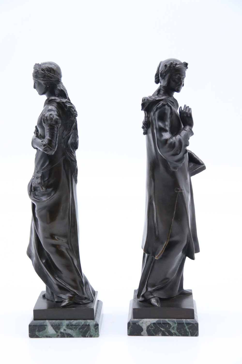 A fine pair of 19th century Renaissance style bronzes by Jean Baptiste Germain View III
